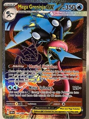 Pokémon TCG: Chaos Rising - MEGA GRENINJA EX 100/086 NM